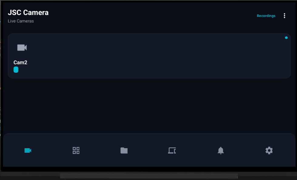 JSC Camera Android TV screen 3
