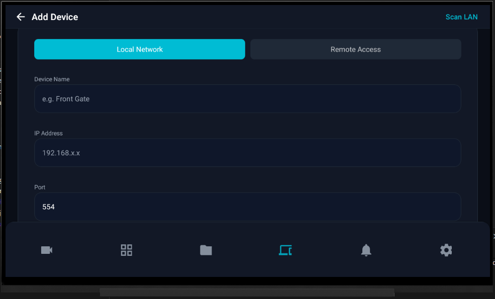 JSC Camera Android TV screen 6