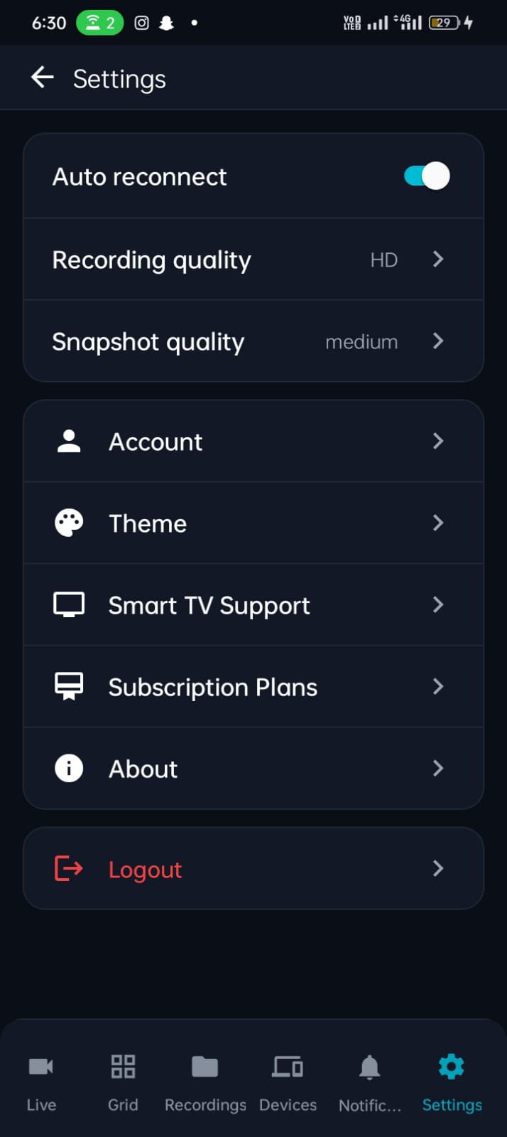 JSC Camera Android application screen 5